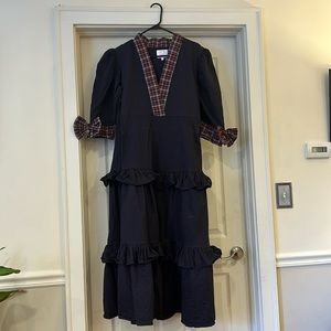 Victoria Dunn Midi Dress Size large Only worn a few time